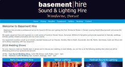 Desktop Screenshot of basementhire.co.uk